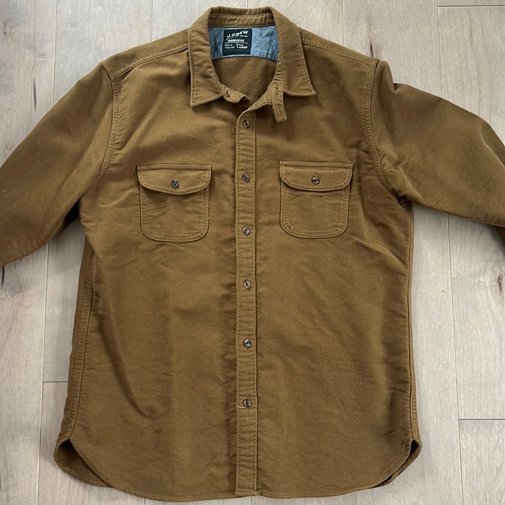 J. Crew thick button up